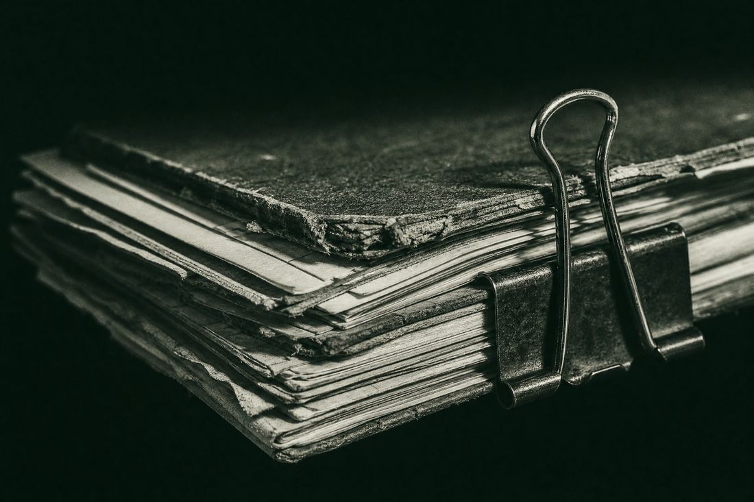 High-contrast photograph of a handwritten hour log with pencil ticks